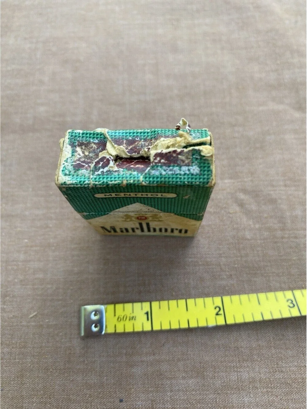Marlboro Menthol Flip Top Box Wooden Matches Mini Pack Used